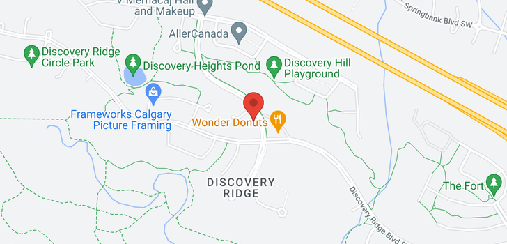 map of 17 Discovery Ridge Hill SW